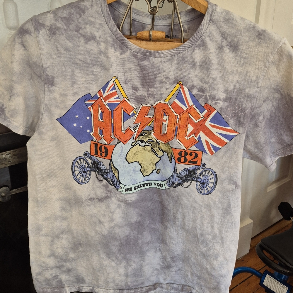 AC/DC Graphic T-Shirt - Gray